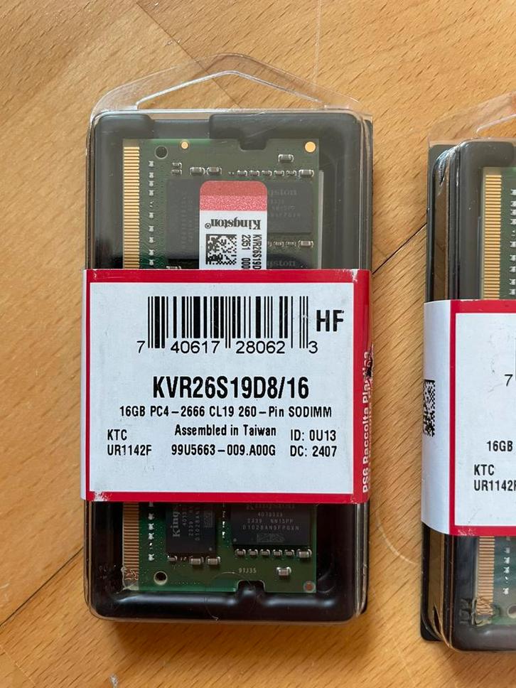 Kingston Technology ValueRAM (nieuw in verpakking), Computers en Software, RAM geheugen, Nieuw, Laptop, 16 GB, DDR4, Ophalen of Verzenden