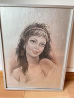prachtige potlood tekening g. tarantino, Antiek en Kunst, Ophalen of Verzenden