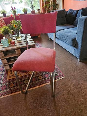 Van Gispen buisframe stoel. Opknappertje beschikbaar voor biedingen