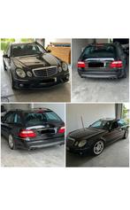 Mercedes e55 amg break w211, Auto's, Mercedes-Benz, Automaat, Zwart, Zwart, Leder