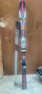 Ski's (atomic) met stokken en skibotten, Ophalen, 160 tot 180 cm, Gebruikt, Carve