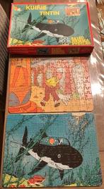 Tintin 2 puzzles 2x120 pièces, Enlèvement ou Envoi, Tintin, Utilisé, Autres types