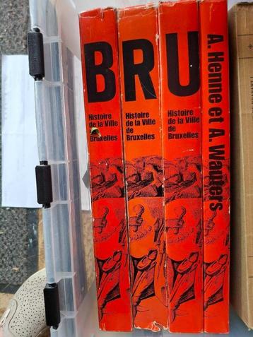 Geschiedenis van de stad Brussel 4 delen 1969 beschikbaar voor biedingen