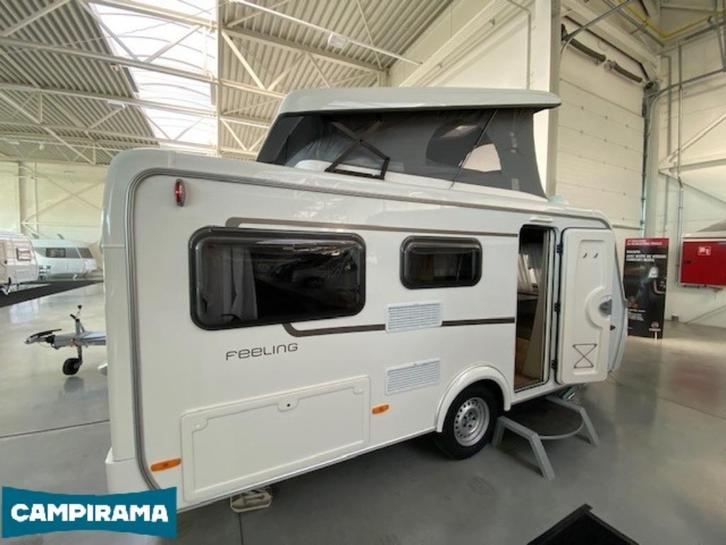 Caravan Eriba HYMER Feeling 425 met hefdak, Caravans en Kamperen, Caravans, Bedrijf, tot en met 6, 1000 - 1250 kg, Standaardzit