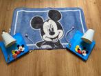 2 muurlampen van  Mickey Mousse en 1vloertapijt van Mickey, Verzamelen, Mickey Mouse, Zo goed als nieuw, Ophalen, Kleding of Textiel