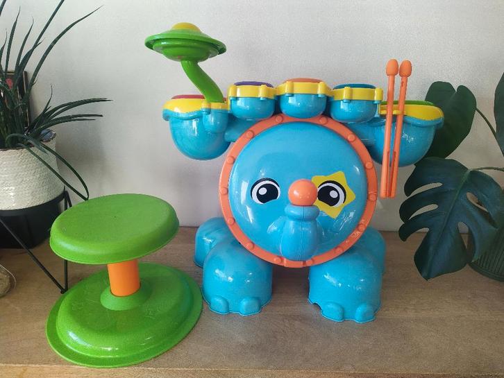 VTech Rock & leer drumstel, Kinderen en Baby's, Speelgoed | Vtech, Zo goed als nieuw, 2 tot 4 jaar, Ophalen