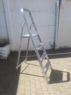 Vouwladder 4 treden, Ophalen, Gebruikt, Opvouwbaar of Inschuifbaar