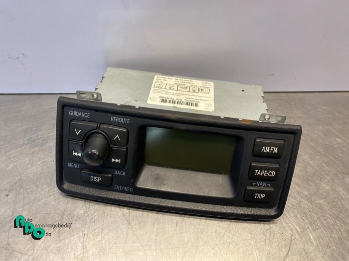 Radiobedienings paneel van een Toyota Yaris (Yaris 1 02-), Auto-onderdelen, Dashboard en Schakelaars, Toyota, Gebruikt, 3 maanden garantie