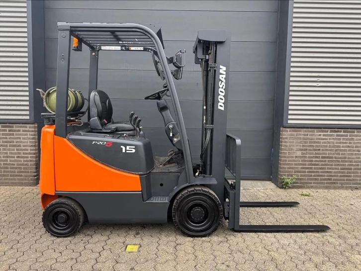 Doosan G15S-5 1,5 ton LPG heftruck (bj 2007), Zakelijke goederen, Machines en Bouw | Heftrucks en Intern transport, Heftruck, LPG