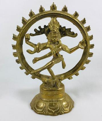 Shiva Vintage messing bronzen beeld Hindoe god beschikbaar voor biedingen