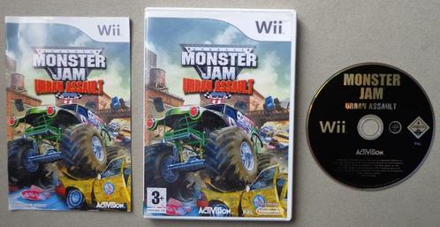 Monster Jam Urban Assault voor de Nintendo Wii Compleet, Games en Spelcomputers, Games | Nintendo Wii, Zo goed als nieuw, Ophalen of Verzenden