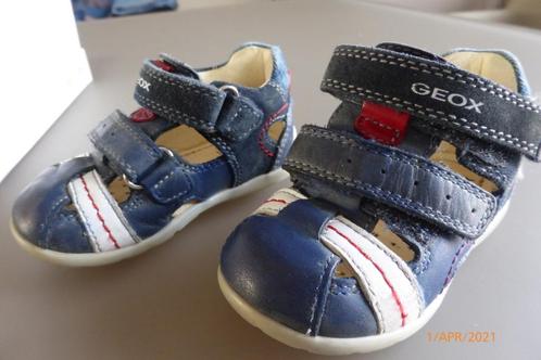schoenen/sandalen "geox" donkerblauw - maat 19, Kinderen en Baby's, Babykleding | Schoentjes en Sokjes, Gebruikt, Jongetje of Meisje