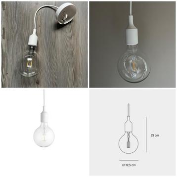 MUUTO LED E27 - hanglamp - wit beschikbaar voor biedingen