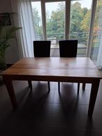 Tafel met 4 stoelen te koop!, Ophalen, Gebruikt, 100 tot 150 cm, 50 tot 100 cm