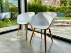 2 Hay AAC22 eetkamerstoelen, Huis en Inrichting, Gebruikt, Wit, Deens Design, Ophalen