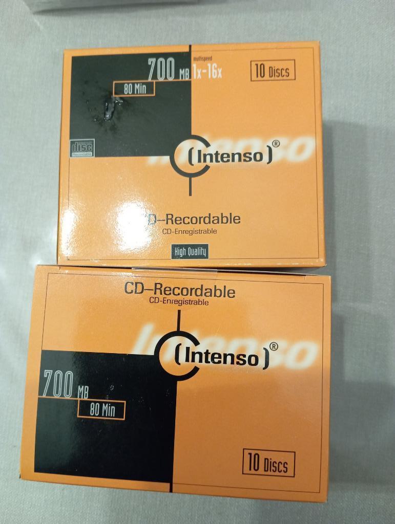 CD recordable INTENSO   TDK, Computers en Software, Beschrijfbare discs, Cd, Ophalen of Verzenden