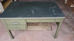 Industrieel stalen bureau, jaren 1950, vintage, Huis en Inrichting, Ophalen, Gebruikt, Bureau
