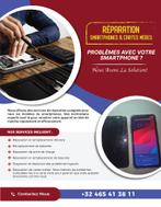 Réparation Smartphones & Écran Cassé iPhone - Samsung Promo, Télécoms, Enlèvement ou Envoi