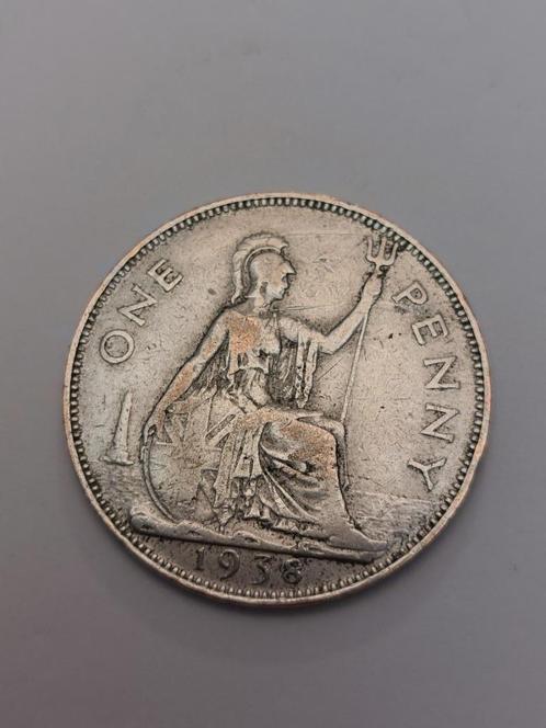 1 penny 1938 rare cuivre est recouvert d'n métal couleur arg, Timbres & Monnaies, Monnaies | Europe | Monnaies non-euro, Monnaie en vrac