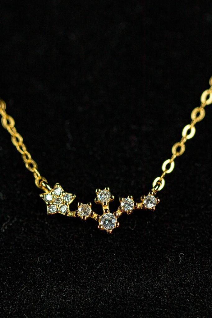 Collier fin en argent véritable avec pierres - Argent 925, Bijoux, Sacs & Beauté, Colliers, Neuf, Argent, Argent, Envoi