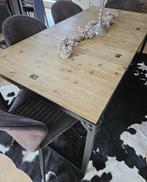 Rural - Table à manger industrielle 180x90x75, Maison & Meubles, Rectangulaire, 50 à 100 cm, Enlèvement, 150 à 200 cm