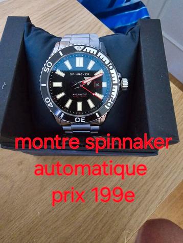 Montre homme spinnaker automatique en état impecable