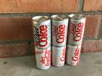 Coca-Cola 6 verschillende  kleine blikjes diet coke, Ophalen of Verzenden, Gebruikt, Verpakking