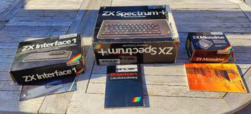 Sinclair ZX Spectrum+ met Interface1 en Microdrive