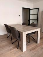 Eettafel met 4 stoelen, Ophalen, Zo goed als nieuw