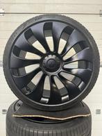 DEMO 21’’ TESLA MODEL Y VELGEN ZOMERBANDEN ORIGINEEL TPMS UB, Gebruikt, 255 mm, Banden en Velgen, 21 inch