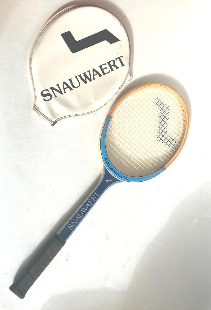 Tennisracket vintage Snauwaert Aquamarine, Sports & Fitness, Tennis, Utilisé, Raquette, Autres marques, L4, Enlèvement