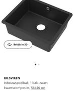 IKEA - KILSVIKEN Évier encastré 56x46 cm + GLYPEN GRATUIT, Enlèvement, Utilisé, Pierre, Lavabo