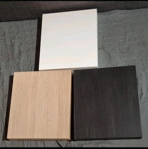 Lot de 3 Étagères Murales 30x26 – Noir, Blanc & Beige, Huis en Inrichting, Woonaccessoires | Etagères, Zo goed als nieuw, Ophalen of Verzenden
