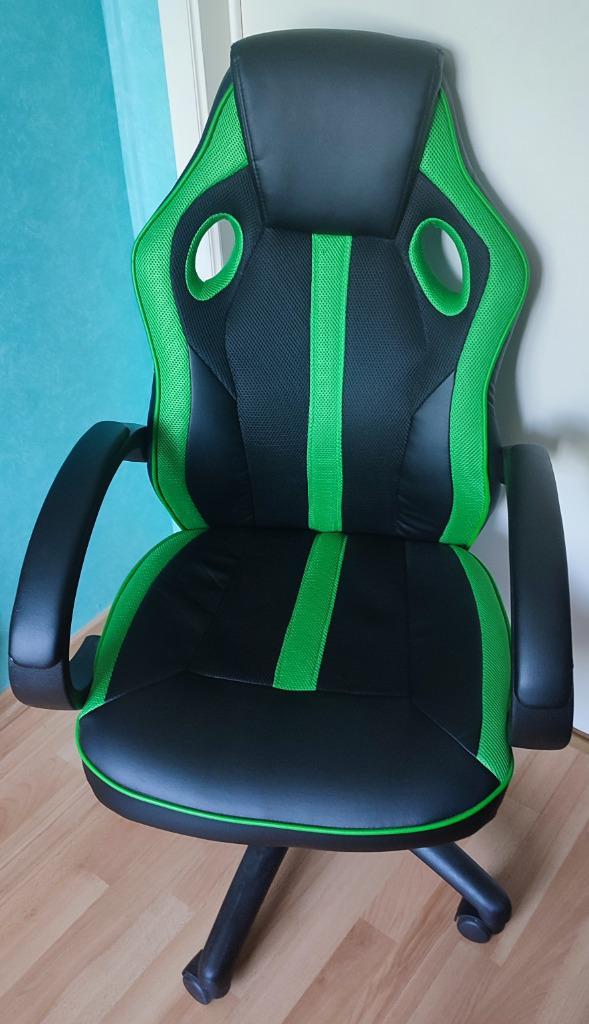 Chaise de bureau à roulettes, Maison & Meubles, Chaises de bureau, Comme neuf, Chaise de bureau, Noir, Ergonomique, Chaise de bureau de gaming