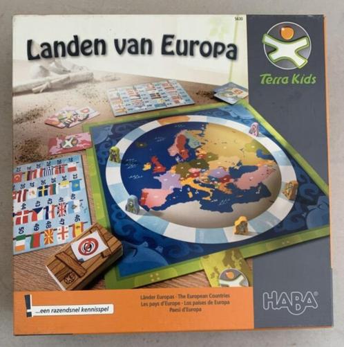 Haba landen van Europa Terra Kids bordspel compleet spel 8+, Hobby en Vrije tijd, Gezelschapsspellen | Bordspellen, Gebruikt, Ophalen of Verzenden