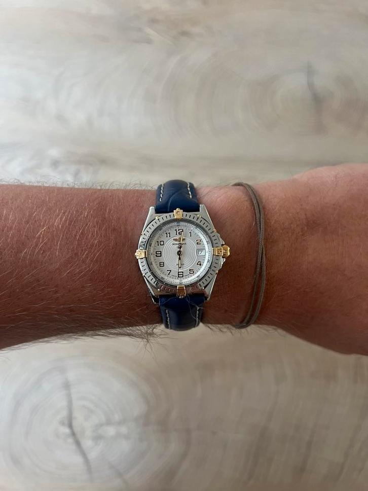 Breitling Wings Lady, Handtassen en Accessoires, Horloges | Dames, Gebruikt, Staal, Ophalen of Verzenden