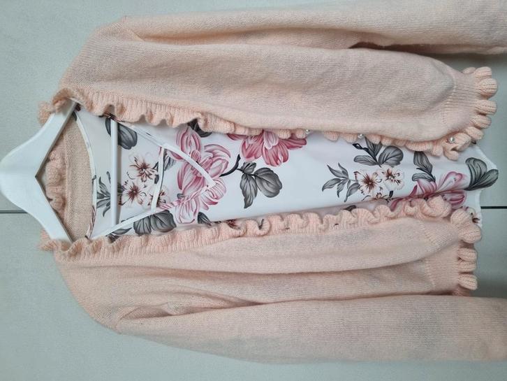 Set bloes en bijhorende gilet maat L, Kleding | Dames, Dames-kledingpakketten, Zo goed als nieuw, Maat 42/44 (L), Ophalen of Verzenden