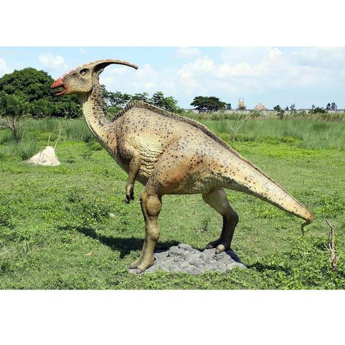 Parasaurolophus beeld – Dinosaurus Hoogte 239 cm, Verzamelen, Dierenverzamelingen, Nieuw, Ophalen