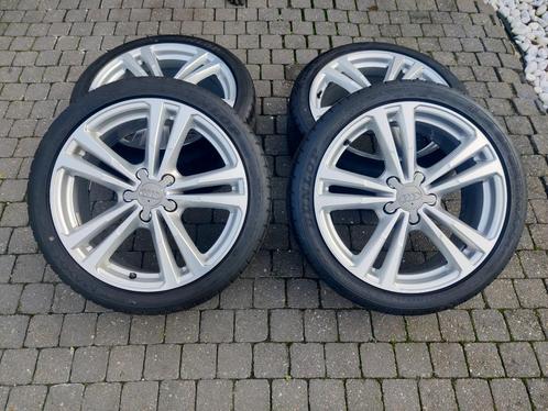 Audi A3 S line velgen - nieuwstaat, Auto-onderdelen, Banden en Velgen, Banden en Velgen, Zomerbanden, 18 inch, 225 mm, Personenwagen