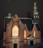Église éclairée porcelaine peinte à main MolendamOosterkerk, Enlèvement ou Envoi