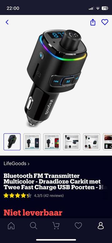 Fm Bluetooth transmitter 