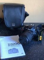 nikon D3200 met 3 lenzen + fotozak, Ophalen, Spiegelreflex, Zo goed als nieuw, Nikon