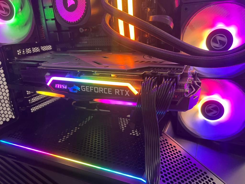 GeForce RTX 2070 SUPER GAMING X TRIO, Informatique & Logiciels, Cartes vidéo, Comme neuf, Nvidia, Enlèvement