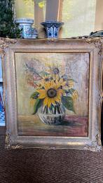 Schilderij bloemen, Ophalen