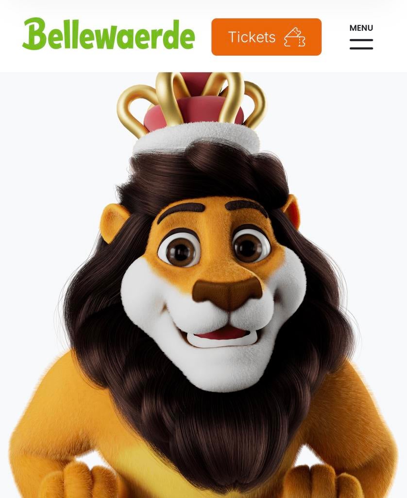 Ticket Bellewaerde, Eén persoon, Arrangement, Ticket of Toegangskaart