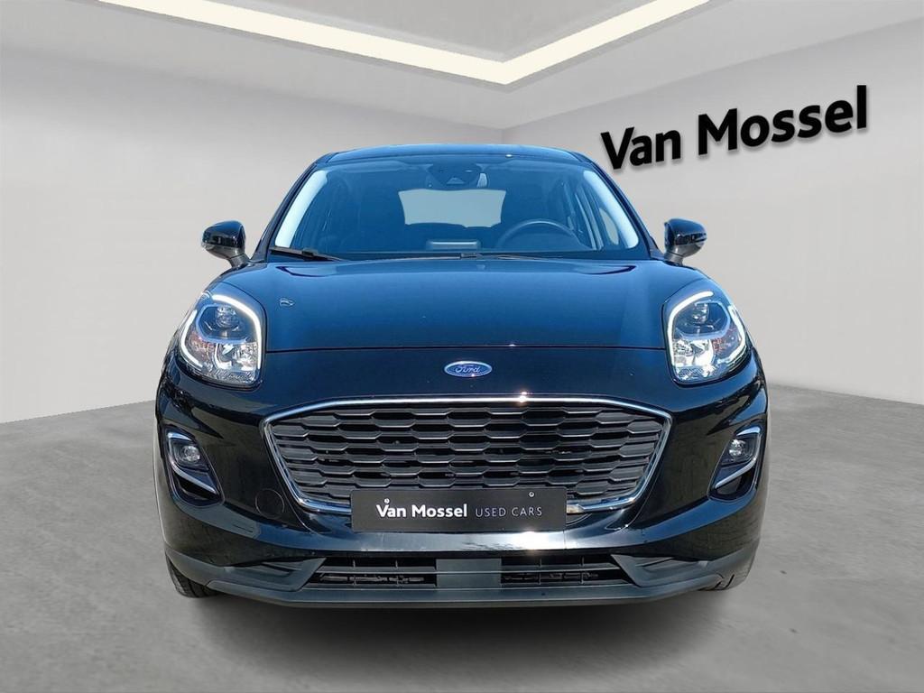 Ford Puma 1.0i Ecoboost mHEV 92kW Titanium, Auto's, Voorwielaandrijving, Stof, Zwart, Bedrijf