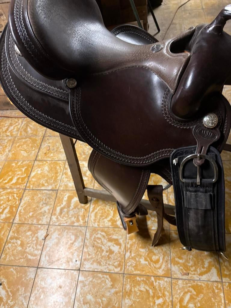 Westernzadel te koop 16.5 inch, Enlèvement ou Envoi, Comme neuf, Western