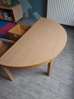 Half ronde tafel, Ophalen