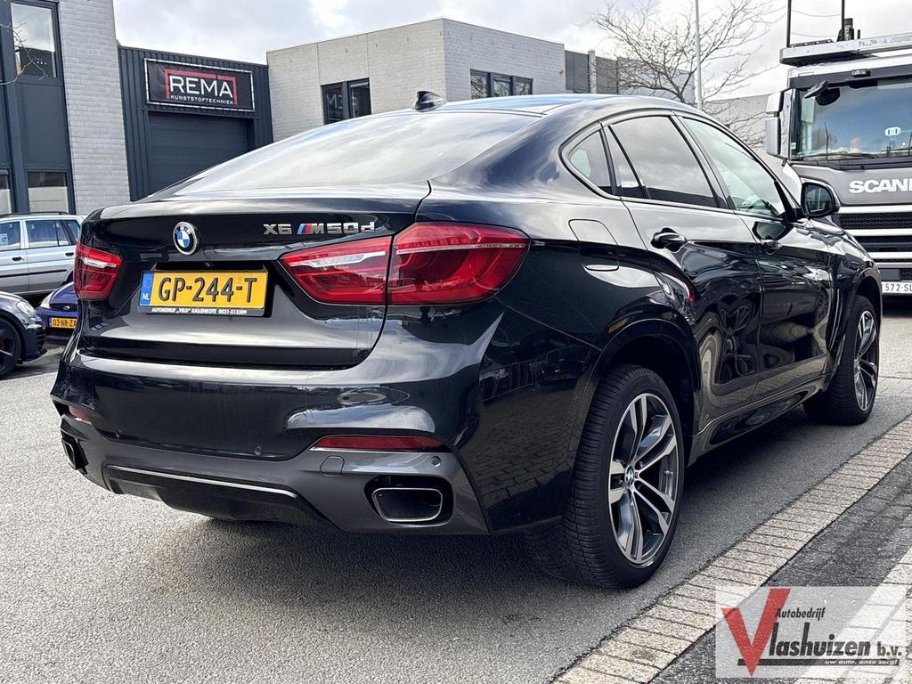 BMW X6 M50 M50d | Dakota Leder | Pano | Climate | Cruise | N, Auto's, Automaat, 174 g/km, Zwart, Zwart