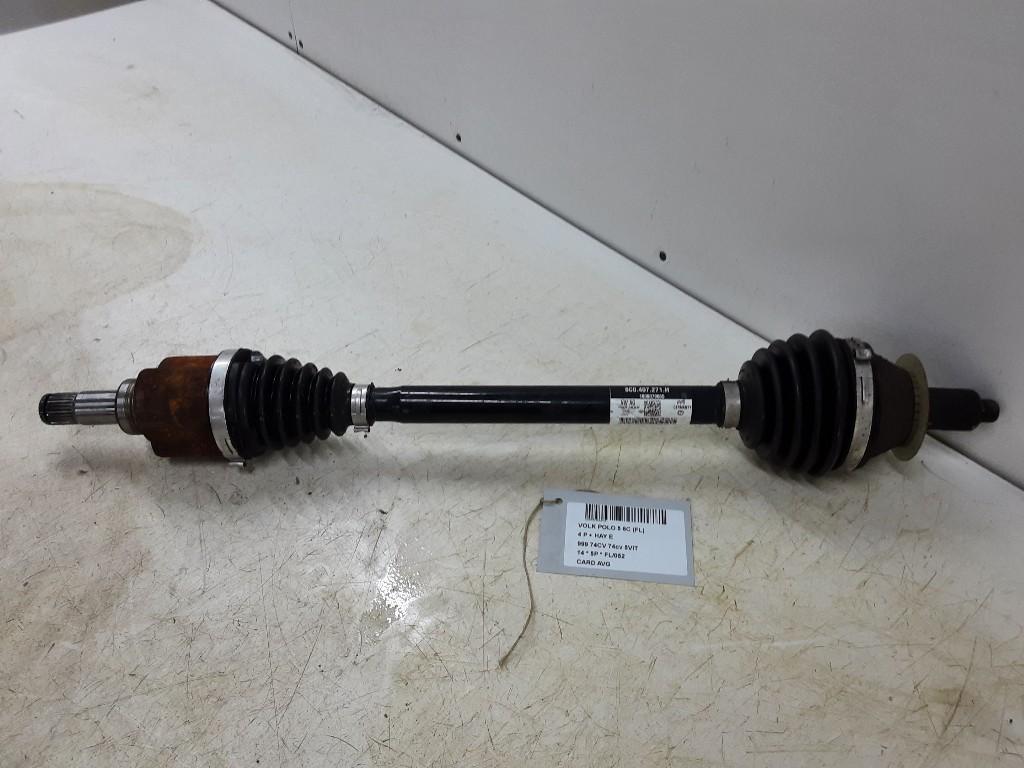 CARDAN AVANT GAUCHE (TRANSMISSION) Polo V (6R) (6C0407271), Autos : Pièces & Accessoires, Freins & Transmission, Volkswagen, Utilisé